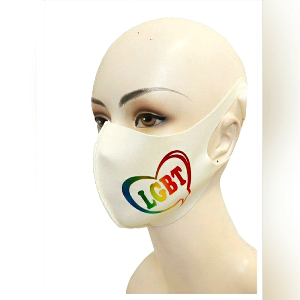 💧LGBT | HEART MASK - Picture 2 of 2